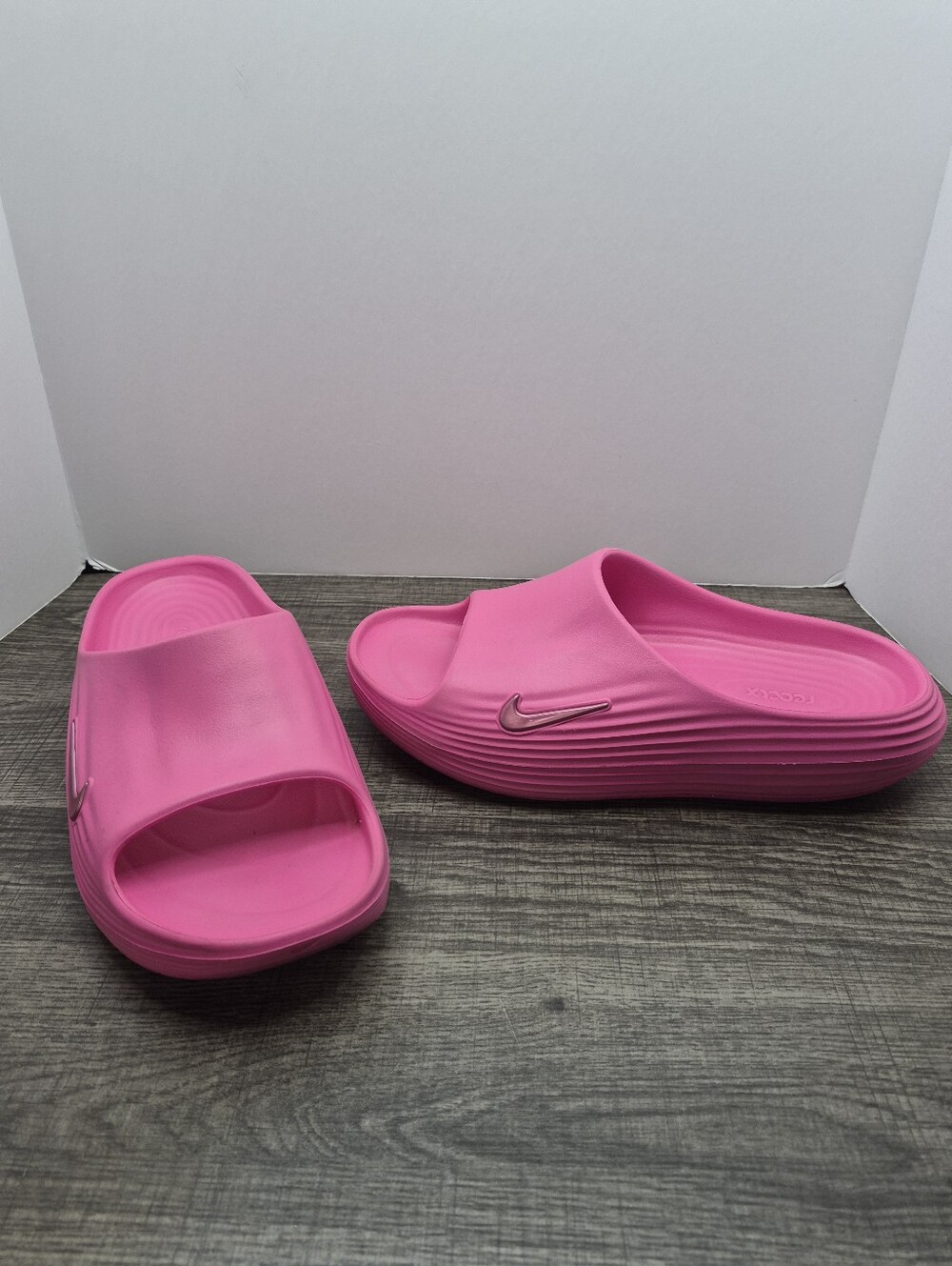 Nike React Rejuven8 Slide Pink Sandals Women's Size 10